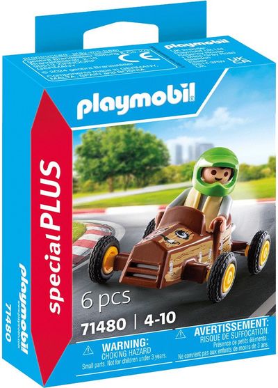 PLAYMOBIL SPECIAL PLUS Vaikas su lenktyniniu automobiliu 71480