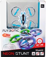 FLYBOTIC Radijo bangomis valdomas dronas Neon Stunt