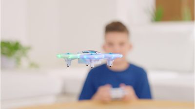 FLYBOTIC Radijo bangomis valdomas dronas Neon Stunt