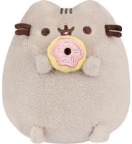 Pliušinis žaislas PUSHEEN Katinas su spurga, 13 cm