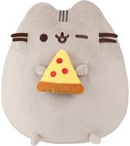 Pliušinis žaislas PUSHEEN Katinas su pica, 24 cm