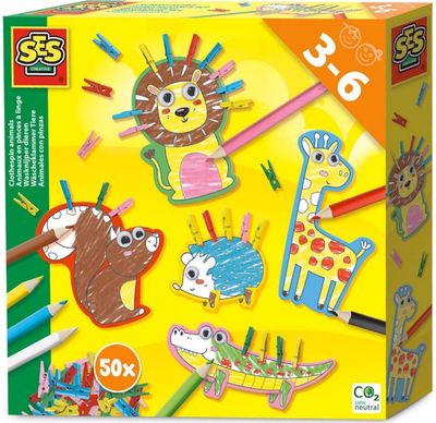 SES Creative Craft set Clothespin animals