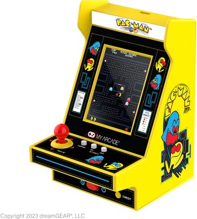 Nešiojama žaidimų konsolė MY ARCADE Nano Player Pac-Man