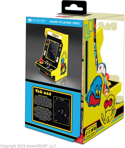 Nešiojama žaidimų konsolė MY ARCADE Nano Player Pac-Man