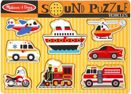 MELISSA & DOUG Dėlionė "Transportas" dovanos nuotrauka