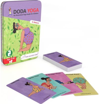 Iliustruotos jogos kortelės DODA YOGA In Nature (EN)