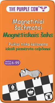 Kelioninis žaidimas THE PURPLE COW Chess (šachmatai)