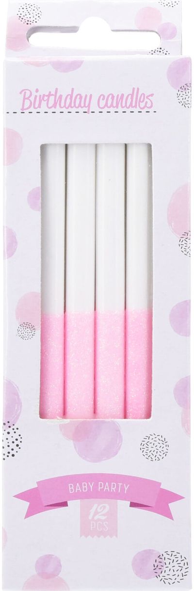 Torto žvakutės PINK, 12 vnt