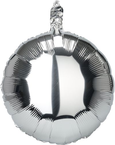 Folios balionų rinkinys SILVER, 10 vnt.