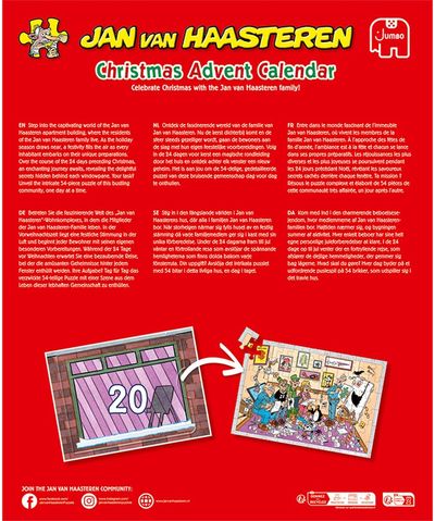 Dėlionių advento kalendorius JUMBO Jan van Haasteren (EN)