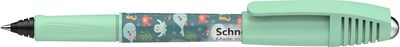 Kapsulinis rašiklis SCHNEIDER Zippi Happy Fish, M, žalios sp.