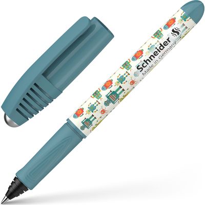 Kapsulinis rašiklis SCHNEIDER Zippi Cool Robots, M, melsvos sp.