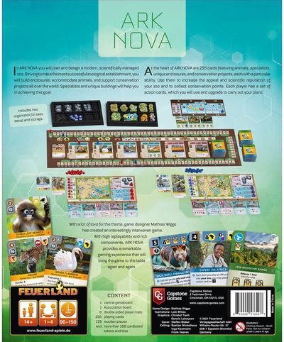 Stalo žaidimas Ark Nova (EN)