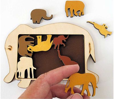 Galvosūkis RECENT TOYS Sudėliok gyvūnus įv. Rūšys