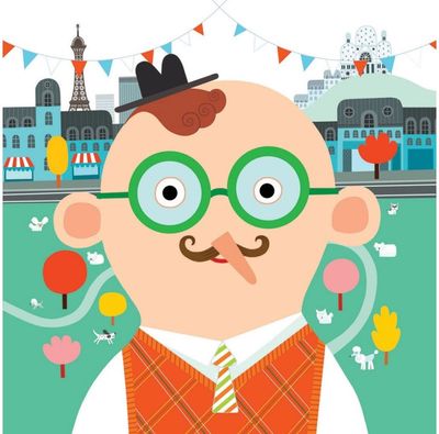 Kūrybinis lipdukų rinkinys DJECO Sticker kit All different