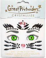 Veido lipdukai kristalai GREAT PRETENDERS Black Cat