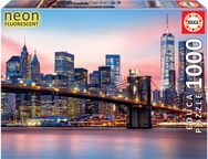 Dėlionė EDUCA 1000 Brooklyn Bridge ´Neon