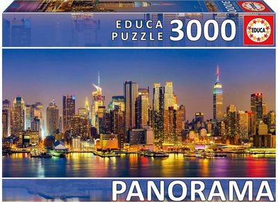 Dėlionė EDUCA 3000 New York Skyline “Panorama”