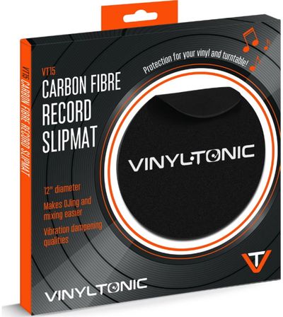 Kilimėlis VINYL TONIC Carbon Fibre Record Slipmat