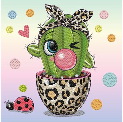 Deimantinė mozaika DD CAT WAK CACTUS 23x23