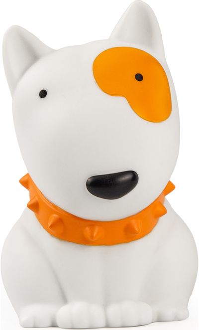 Spalvą keičianti stalinė lemputė MINI DOG, 10 cm
