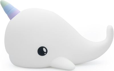 Spalvą keičianti lempa SILICON NARWHAL, 15 cm