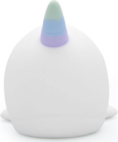 Spalvą keičianti lempa SILICON NARWHAL, 15 cm