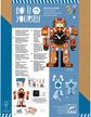 Kūrybinis rinkinys DJECO DIY Laikrodis ROBOTAS