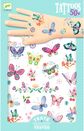 Laikinosios tatuiruotės DJECO Dream butterflies (50+ tattoos)
