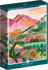 Dėlionė PIECES & PEACE Rainbow Mountain 1000 det.