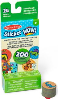 MELISSA & DOUG Sticker WOW! lipdukai Dinozauras
