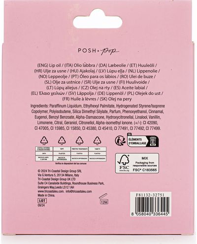 Lūpų priežiūros rinkinys POSH, 5 vnt