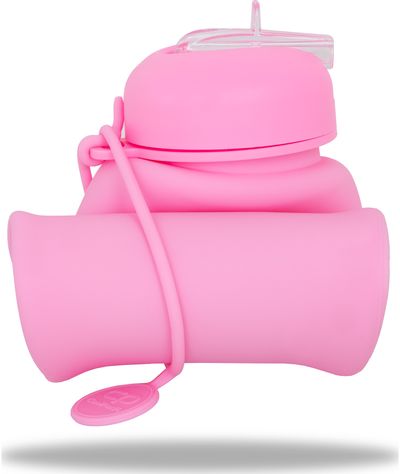 Silikoninė gertuvė CP POWDER PINK, 600 ml