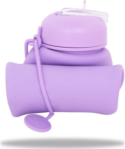 Silikoninė gertuvė CP POWDER PURPLE, 600 ml