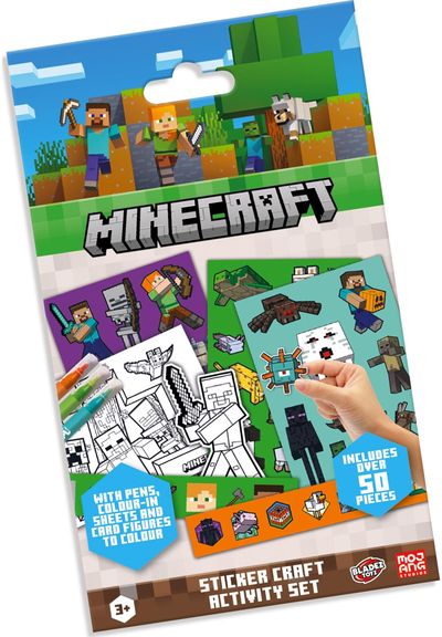 Minecraft Lipdukų veiklos rinkinys