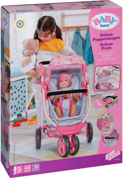 BABY BORN Prabangus vežimėlis