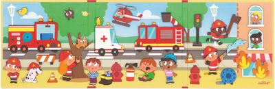 JANOD Magnetinė knygelė Ugniagesiai