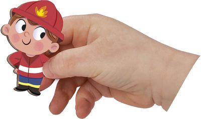 JANOD Magnetinė knygelė Ugniagesiai