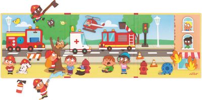 JANOD Magnetinė knygelė Ugniagesiai