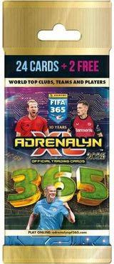 Kolekcinės kortelės PANINI FIFA 365 Adrenalyn XL ™ 2025 Fat Packs (24 Cards 2 ca rds bonus)