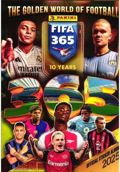 Lipdukų albumas PANINI FIFA 365 2025 (10th Anniversary) 2025