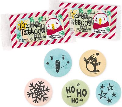 Liežuvio tatuiruotės TRENDHAUS Magic Moments 10 vnt