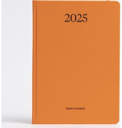2025 metų planuoklis Karst Persimon, A5, akmens popierius, 162 psl.