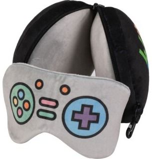 Kelioninė pagalvėlė LET'S PLAY su akių raiščiu