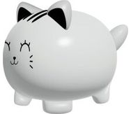 Plastikinė taupyklė GREY CAT