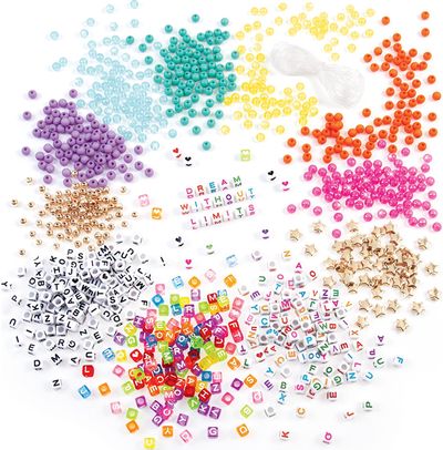 MAKE IT REAL Kūrybinis rinkinys su raidžių karoliukais Say Yes!