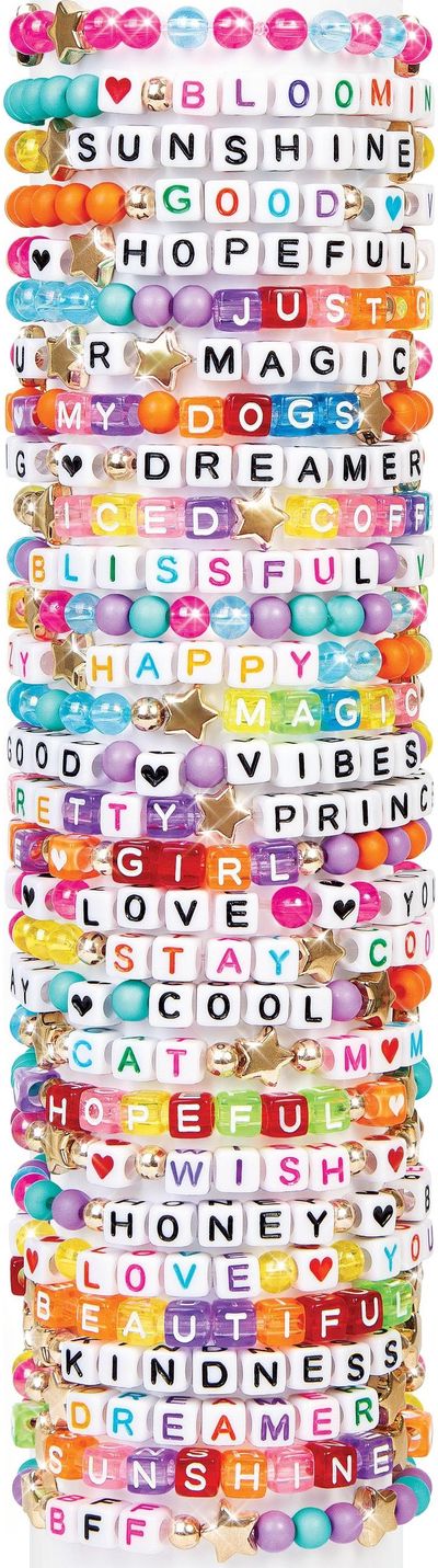 MAKE IT REAL Kūrybinis rinkinys su raidžių karoliukais Say Yes!