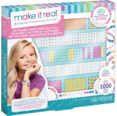 MAKE IT REAL Kūrybinis rinkinys su raidžių karoliukais Say Yes!