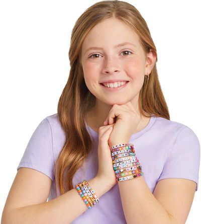 MAKE IT REAL Kūrybinis rinkinys su raidžių karoliukais Say Yes!