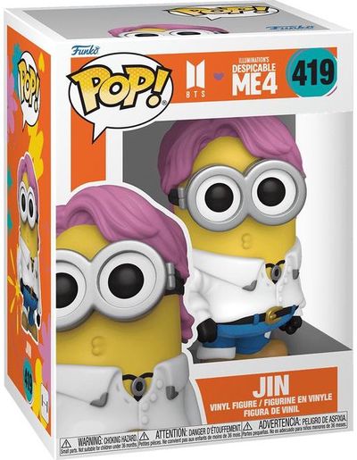FUNKO POP! Vinilinė figūrėlė: BTS x Despicable Me 4 - Jin